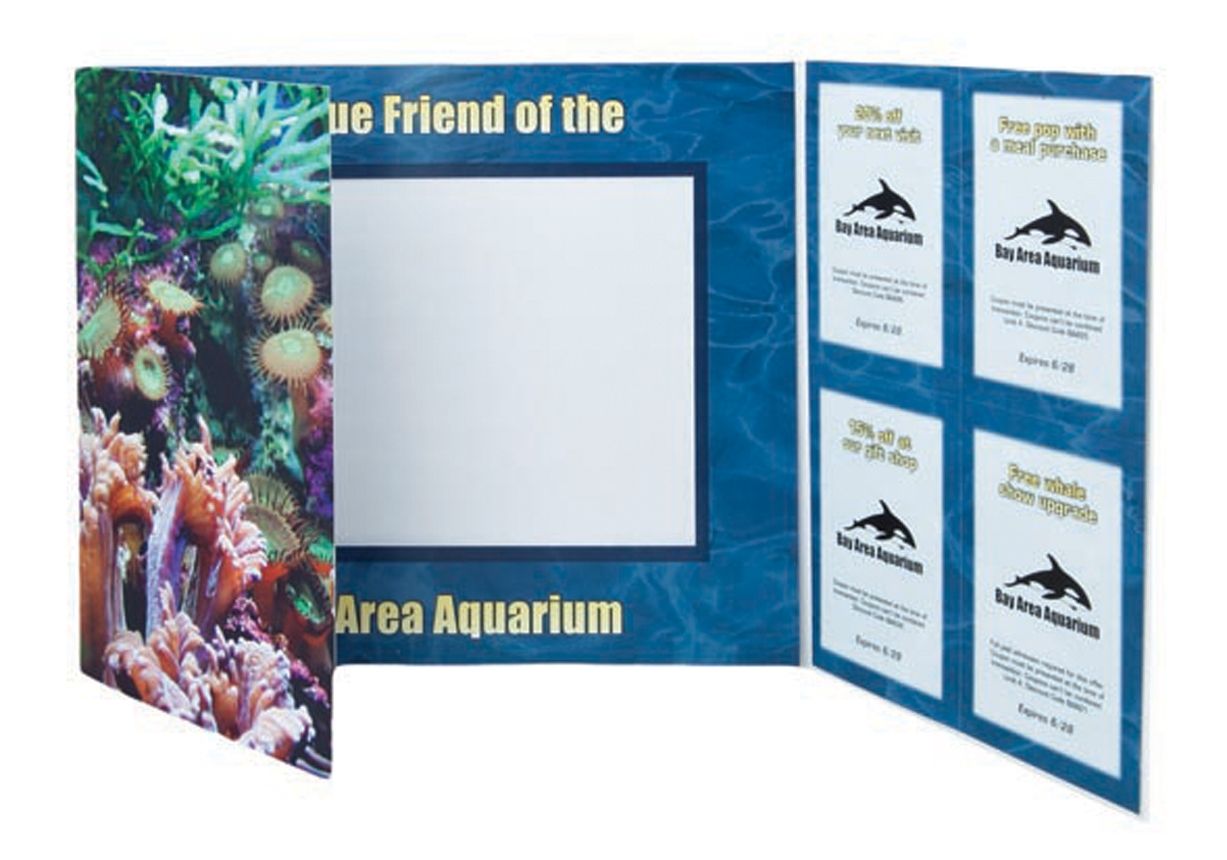 Coupon Gatefold Photo Folder